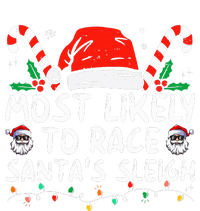 Most Likely To Race SantaS Sleigh Christmas Pajamas Tank Top