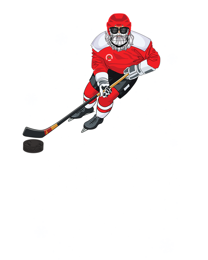 This Is My Christmas Pajama Gift Funny Ice Hockey Santa Gift T-Shirt