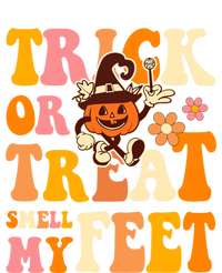 Trick Or Treat Smell My Feet Groovy Retro Halloween Pumpkin Gift Sweatshirt Cinch Pack Bag