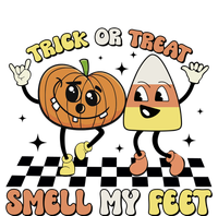 Trick Or Treat Smell My Feet Pumpkin Halloween Gift Zip Tote Bag