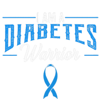 I Am A Diabetes Warrior Awareness Ribbon Diabetic Dm Gift Women's Pullover Hoodie