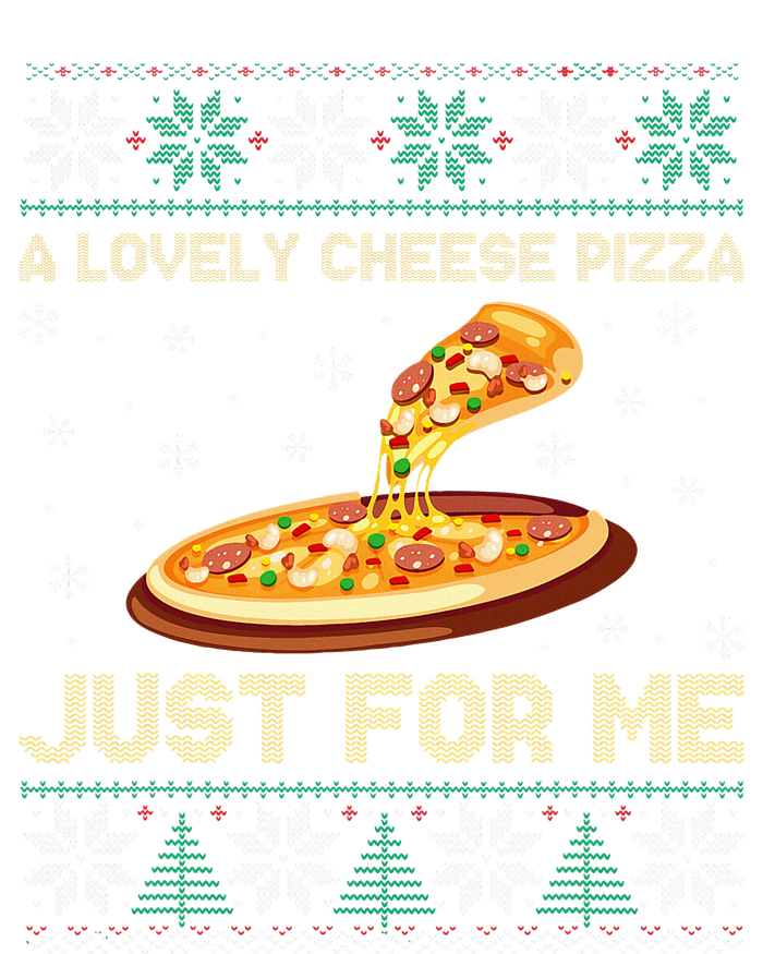 A Lovely Cheese Pizza Just For Me Christmas Pizzeria Cheesy 7-Panel Snapback Hat