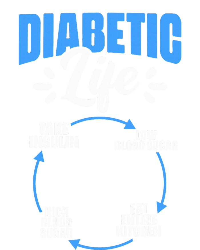 Diabetic Life Diabetes Warrior Diabetes Awareness Tall T-Shirt