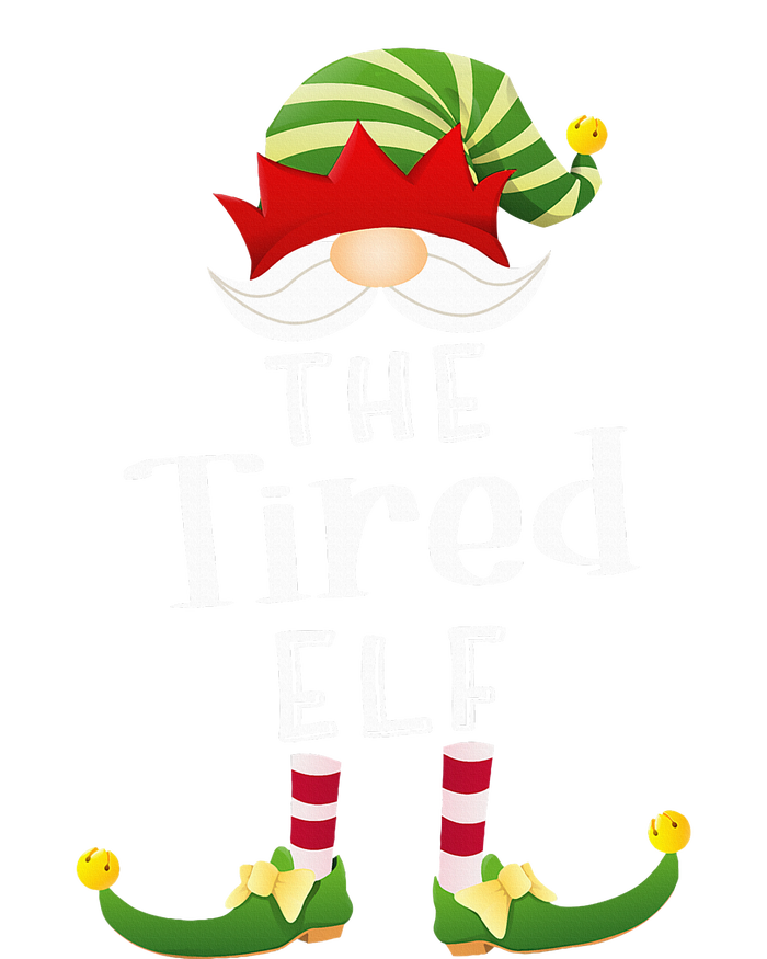 Tired Elf Group Christmas Funny Pajama Party Long Sleeve Pajama Set