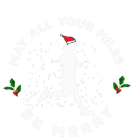 Merry Miles Running Christmas Gift For Runners Women's Crop Top Tee