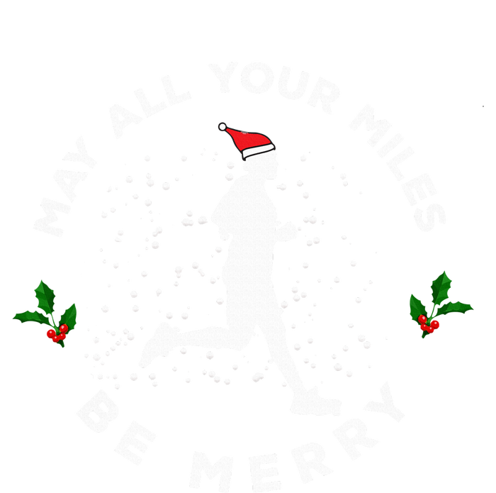 Merry Miles Running Christmas Gift For Runners Women's Crop Top Tee