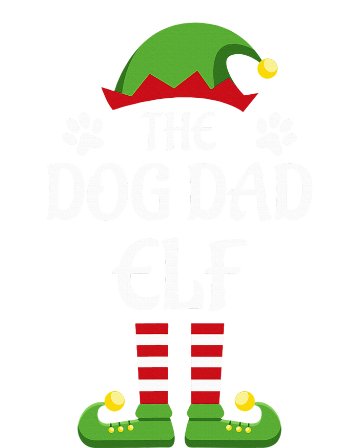 Dog Dad Elf Family Matching Group Christmas T-Shirt