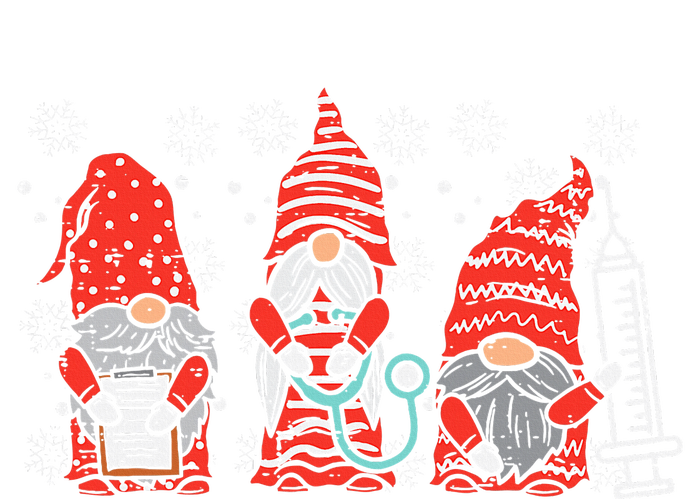 Nurse Christmas Gnomes Cute Xmas Scrub Top For Nurses T-Shirt