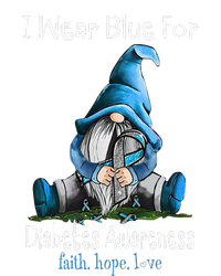 November Diabetes Awareness Month Funny Gnomes Wear Blue High Crown Mesh Back Trucker Hat