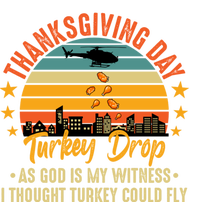 Thanksgiving Day Turkey Drop Vintage Retro Funny Gift T-Shirt