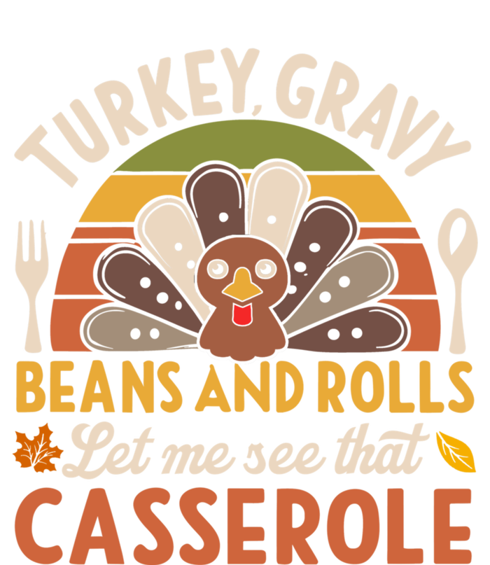 Turkey Gravy Beans And Rolls Let Me See That Casserole Family Thanksgiving 7-Panel Snapback Hat