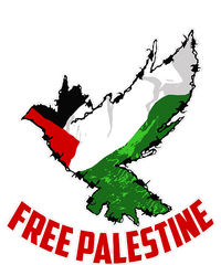 Free Gaza Free Palestine Flag Arabic Human Rights Peace Kids T-Shirt