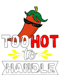 Too Hot To Handle Funny Chili Pepper For Spicy Food Lovers Kids Long Sleeve Shirt