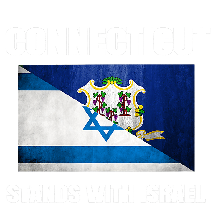 Connecticut Stands With Israel Connecticut Israel Flag T-Shirt