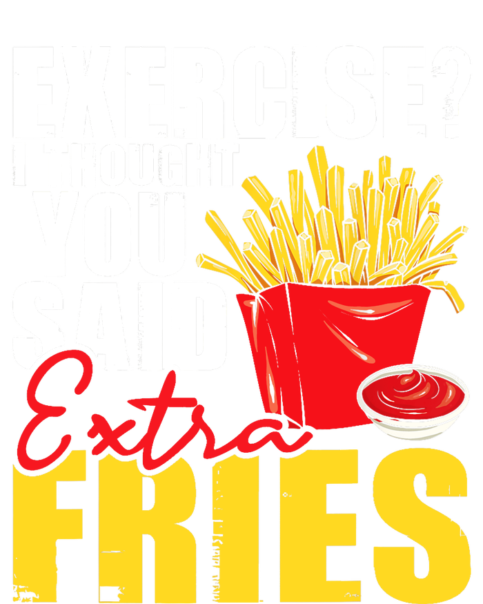 I Thought You Said Extra Fries Fast Food Lover French Fry USA-Made Doggie Bandana