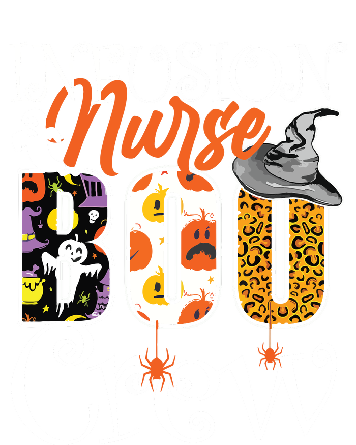 Infusion Nurse Boo Crew Ghost Funny Halloween Nursing Gift Sustainable Bucket Hat