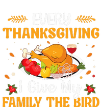 Every Thanksgiving I Give My Family The Bird Thanksgiving V-Neck T-Shirt