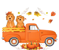 Goldendoodle Pumpkin Truck Fall Leaf Thanksgiving Halloween Cooling Performance Crew T-Shirt