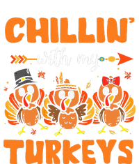 Chillin With My Turkeys Thanksgiving Family Cooling Performance Crew T-Shirt