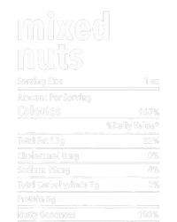 Mixed Nuts Nutrition Facts Funny Thanksgiving Christmas Food Zip Tote Bag