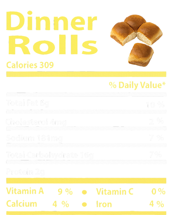 Funny Dinner Rolls Nutrition Fact Gift Thanksgiving Christma Flexfit Unipanel Trucker Cap