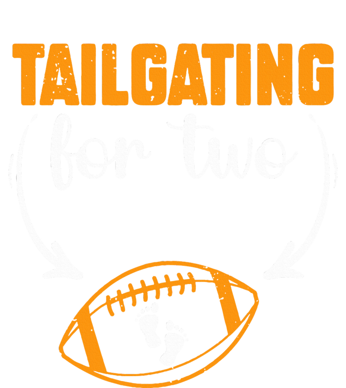 Tailgating For Two Football Thanksgiving Pregnancy Reveal Cropped Pullover Crew