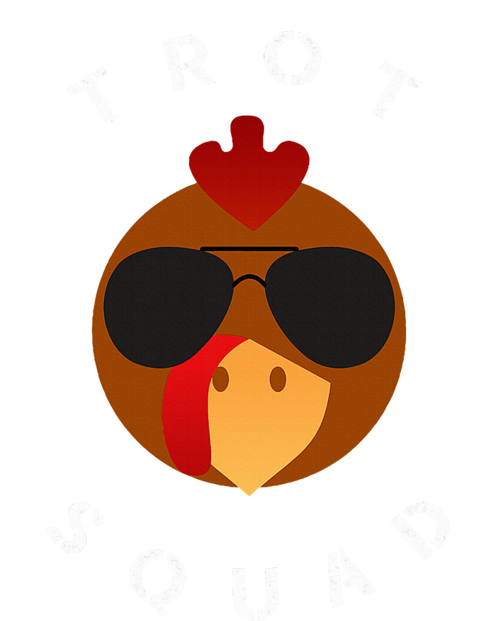 Trot Squad Turkey Face With Sunglasses T-Shirt