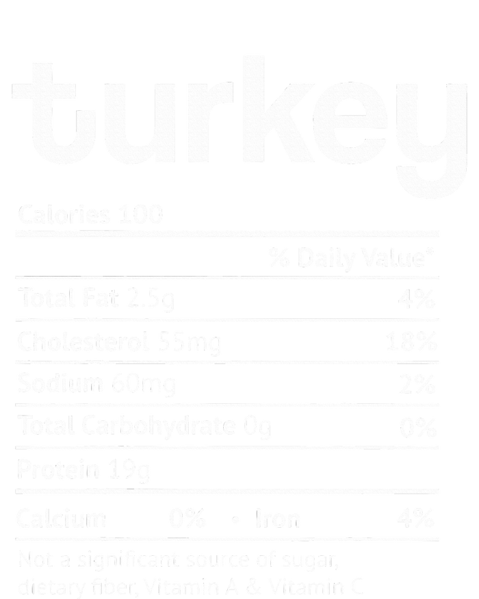 Turkey Nutrition Facts Funny Thanksgiving Christmas food T-Shirt