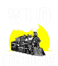 Who Tooted Train Lover Gift Model Railroad Conductor T-Shirt