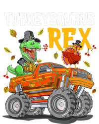 Turkey Dino Monster Truck Thanksgiving Turkeysaurus Rex Kids Tie-Dye T-Shirt