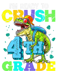 IM Ready To Crush 4th Grade Back To School Dinosaur Poster