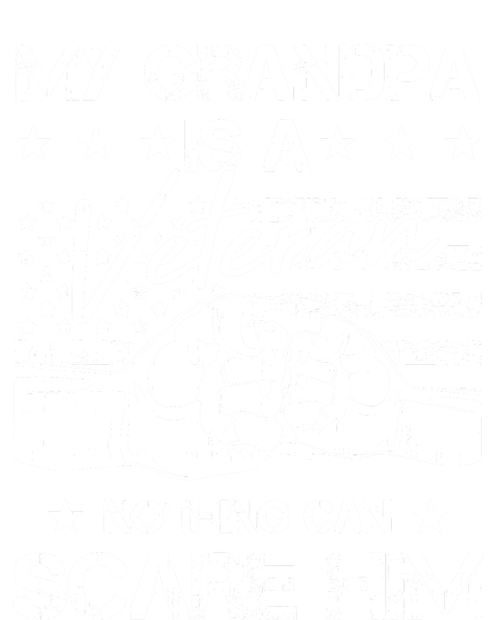 My Grandpa Is A Veteran American Flag Cool Patriotic Gifts T-Shirt