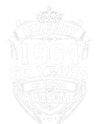 January 1964 60 Years Of Being Awesome 60th Birthday Tall T-Shirt