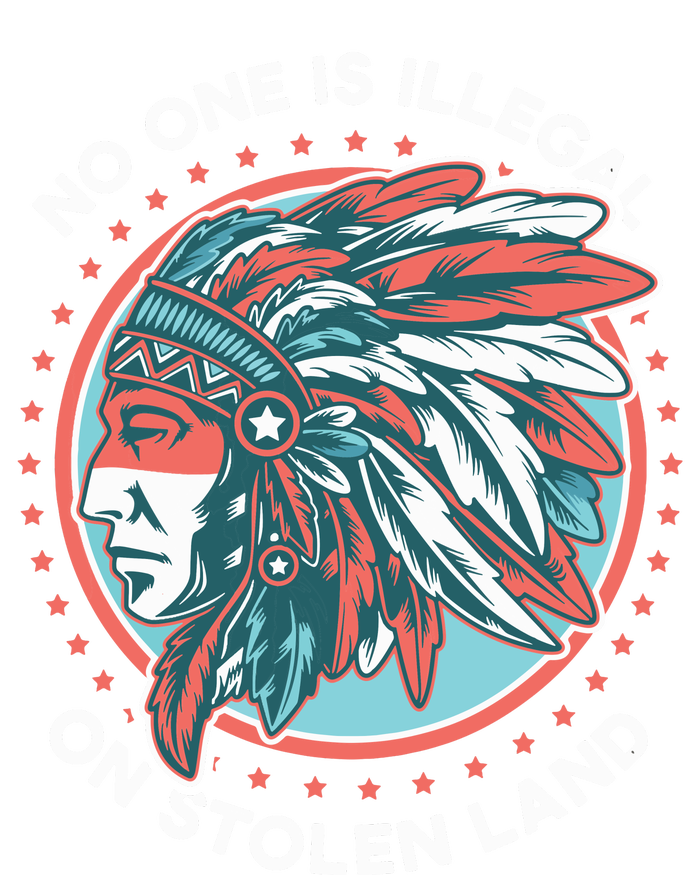 No One Is Illegal On Stolen Land Anti Trump Protest Tall Long Sleeve T-Shirt