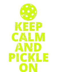 Keep Calm And Pickle On Pickleball Tall Long Sleeve T-Shirt