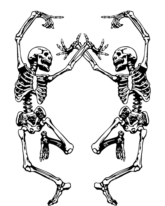 Dancing Dead Skeletons Funny Gift Meaningful Gift T-Shirt