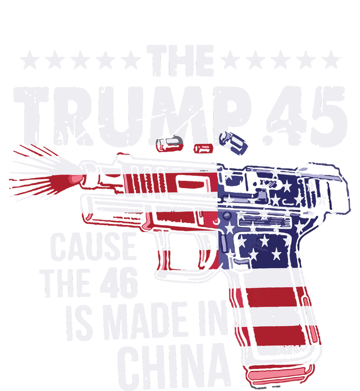 The Trump 45 Cause The 46 Is Made In China V-Neck T-Shirt