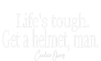 Life's Tough Get a Helmet Man Funny Vintage Tie Dye Hoodie