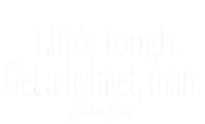 Life's Tough Get a Helmet Man Funny Vintage Tie Dye Hoodie