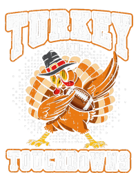 Thanksgiving Turkey and Touchdowns Football T-Shirt