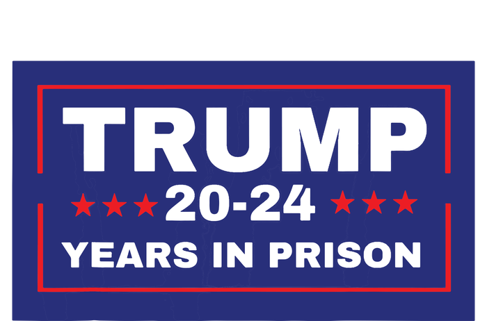 Trump 2024 Years In Prison Democrats Liberals Vote Blue Women's T-Shirt