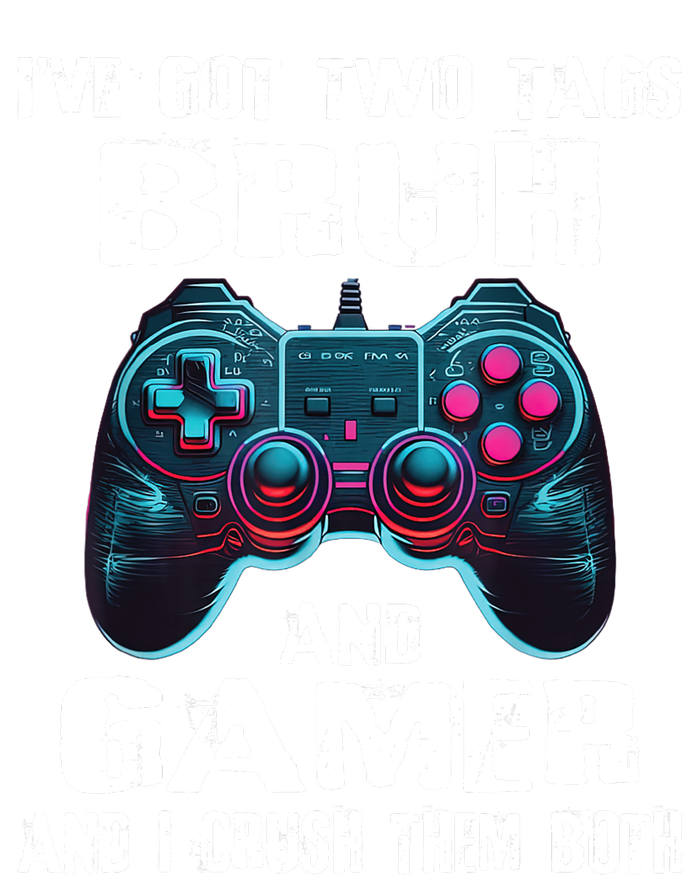 Bruh And Gamer Funny Sayings Boy Teens Gaming Video Games Long Sleeve Shirt