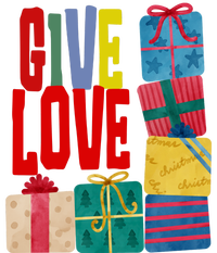 Give Love Christmas Holiday Gifts Premium Hoodie