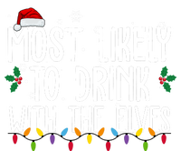 Most Likely To Drink With The Elves Funny Christmas T-Shirt