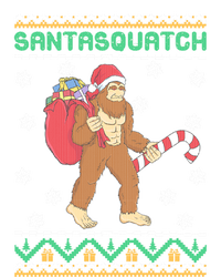 Believe Santa Christmas Funny Squatch Sasquatch Santasquatch Great Gift Pom Pom 12in Knit Beanie