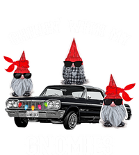 Christmas Gnomes Chillin With My Gnomies Homies Chillin Gift Ladies Long Sleeve Shirt