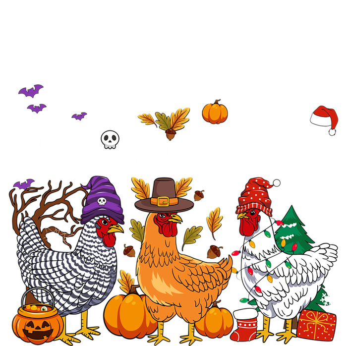 Happy Hallothanksmas Halloween Thanksgiving Xmas Chicken Gift T-Shirt