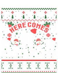 Here Comes Santa Floss Dentist Christmas Ugly Sweater Cute Gift Toddler Long Sleeve Shirt