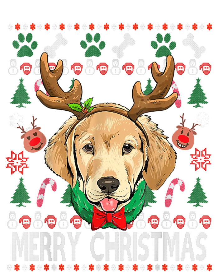 Labrador Retriever Antlers Christmas Ugly Christmas Sweater Cute Gift Tie-Dye T-Shirt