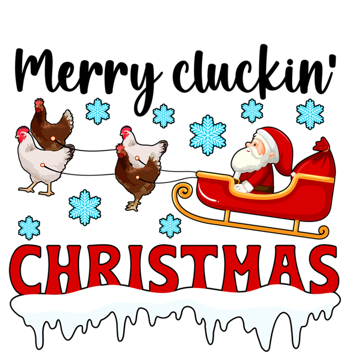 Merry Cluckin Christmas Chicken Owner Xmas Party Chicken Funny Gift T-Shirt